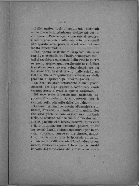 Il trattato di Rapallo. Discorso del senatore V. Zupelli pronunciato nella tornata del 16 dicembre 1920